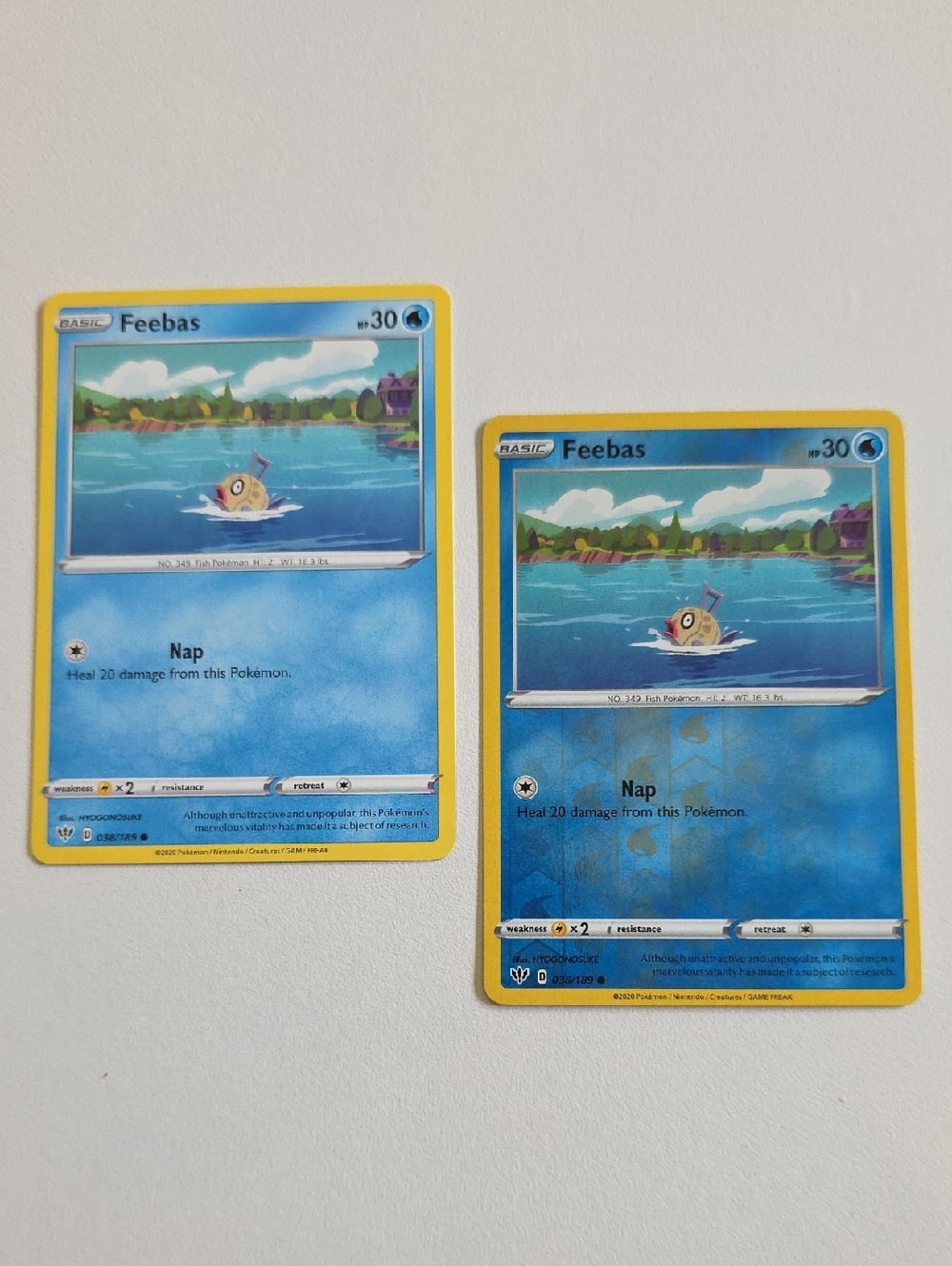 Pokemon Feebas Card